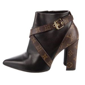 Authentic Louis Vuitton Matchmake Monogram Ankle Boots